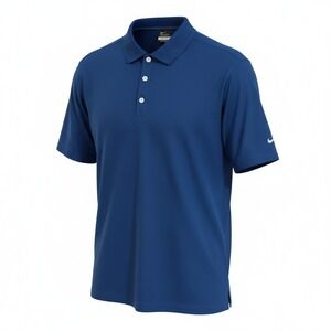 Nike Golf Acura Polo Shirt Men's XL Blue Dri-FIT Short Sleeve Performance